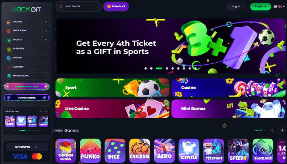 JackBit Casino is one of the best crypto and Bitcoin casinos in 2025
