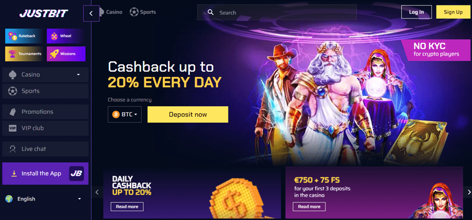 JustBit Casino is one of the best crypto and Bitcoin casinos in 2025