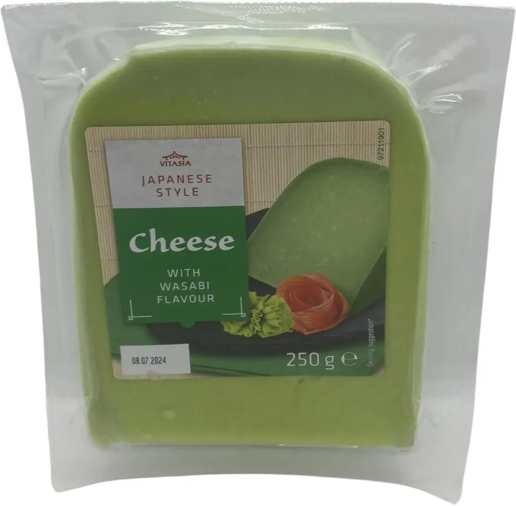 Product image of Vitasia's Japanese style cheese with wasabi flavour.